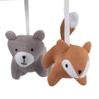 Foto 2 | Móvil Musical Lambs & Ivy Pintado De Gris Bosque Y Beige - Venta Internacional.