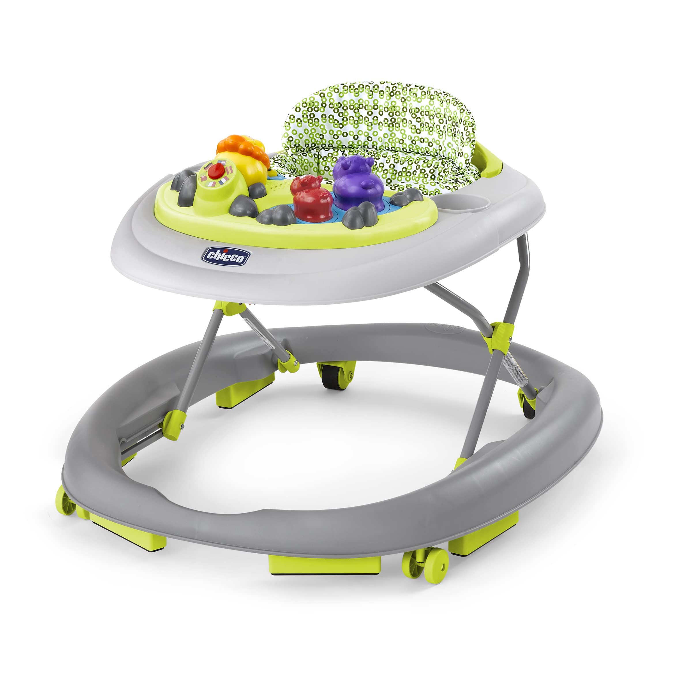 Foto 2 pulgar | Chicco Walky Talky Baby Walker - Circles | Gris/verde - Venta Internacional.