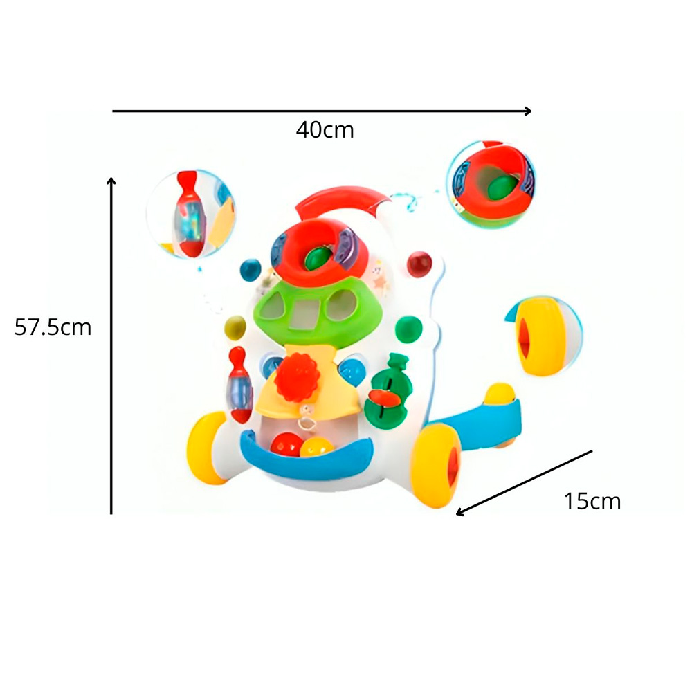 Foto 4 pulgar | Gimnasio Infantil Didáctico 2 En 1 Con Luces Y Sonido Multi-función