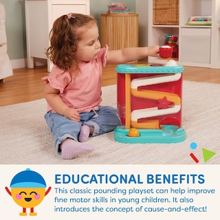 Foto 4 | Puzzle Toy Battat Pound-a-ball Maze Hamze Con Forma De Martillo Y Bola - Venta Internacional.