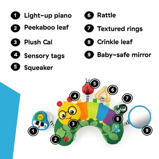 Foto 3 | Almohada Tummy Time Baby Einstein Cal-a-pillow Cal The Caterpillar - Venta Internacional.