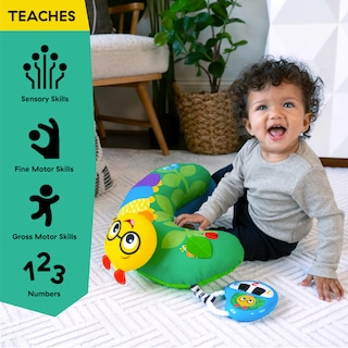 Foto 4 | Almohada Tummy Time Baby Einstein Cal-a-pillow Cal The Caterpillar - Venta Internacional.