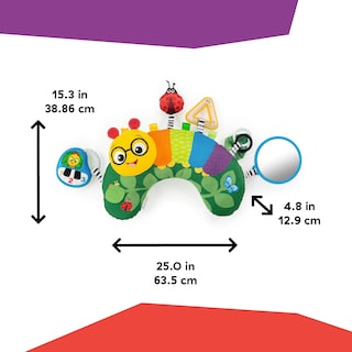 Foto 5 | Almohada Tummy Time Baby Einstein Cal-a-pillow Cal The Caterpillar - Venta Internacional.