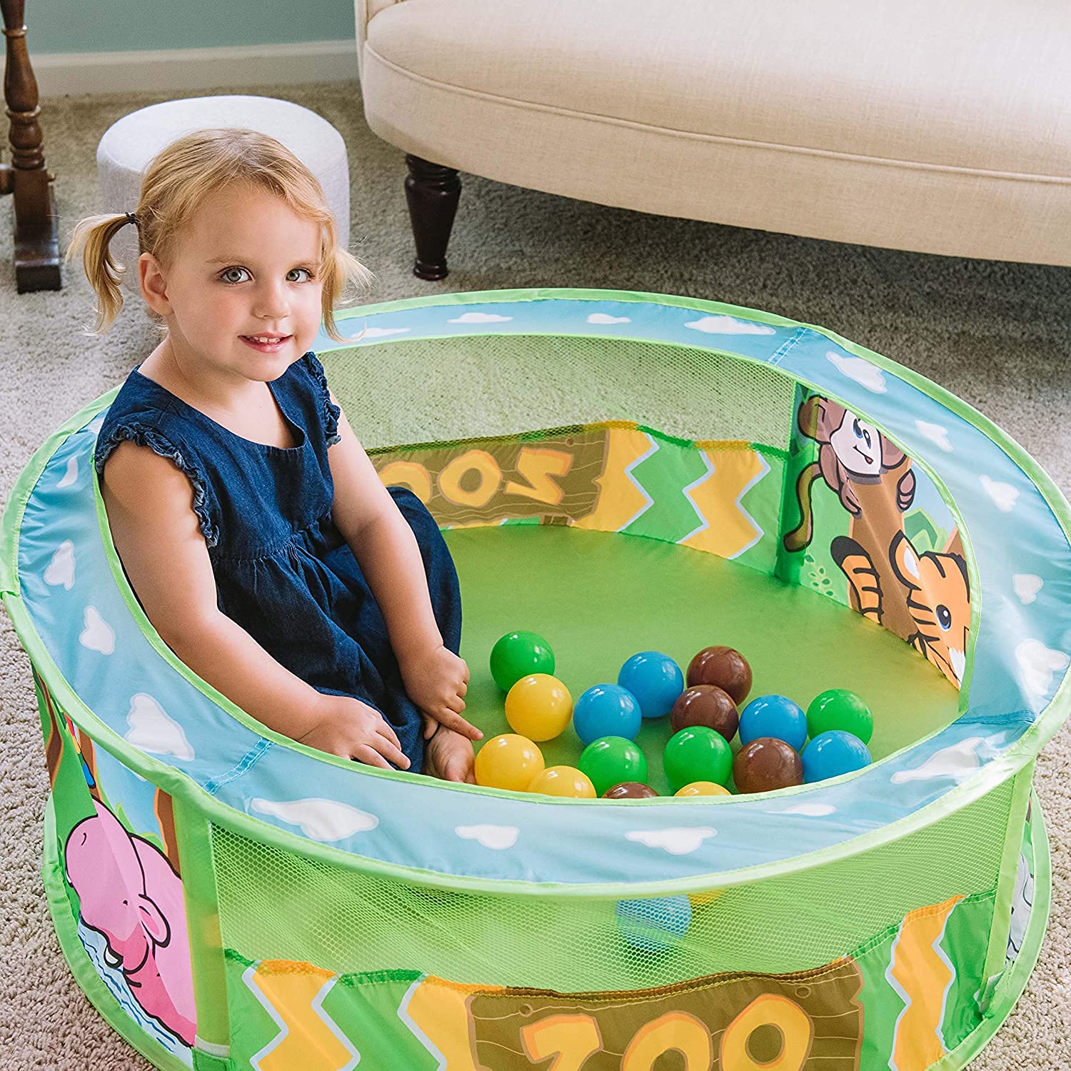 Foto 8 pulgar | Ball Pit Sunny Days Entertainment Zoo Adventure Con Pelotas - Venta Internacional.