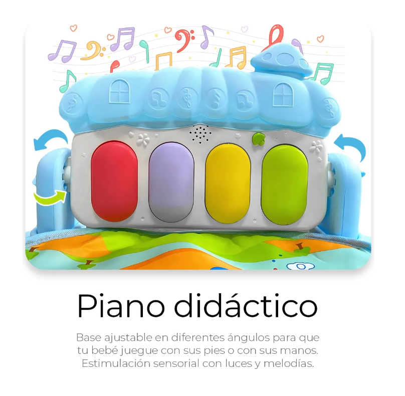 Foto 4 pulgar | Gimnasio Black Box con Sonido para Bebé