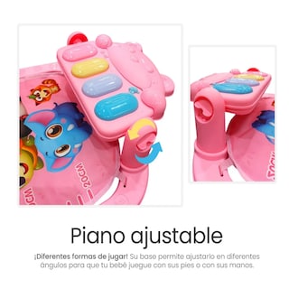 Foto 4 | Gimnasio Para Bebés Tapete Belug Rosa/reno
