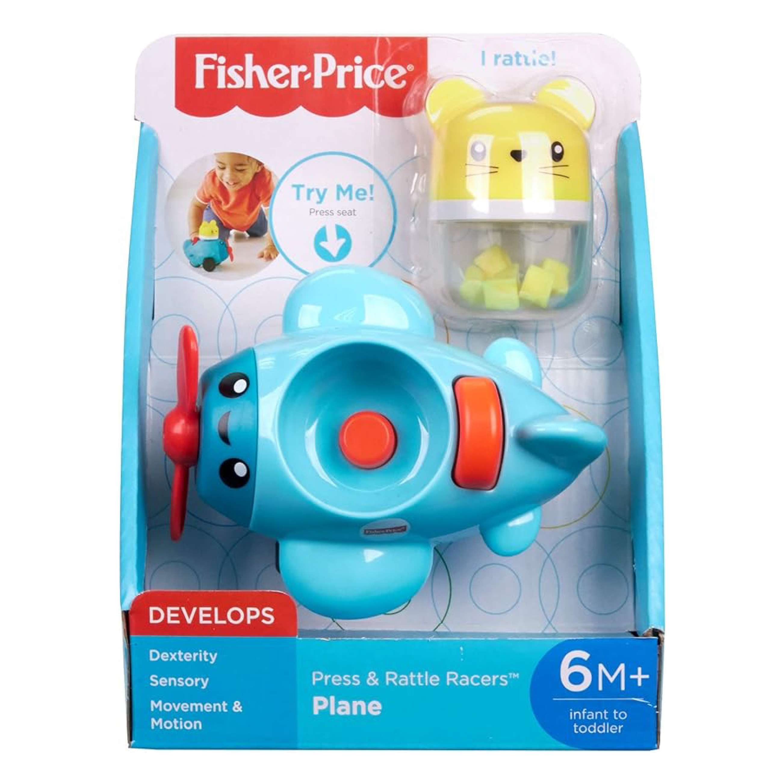 Foto 3 pulgar | Avioncito Con Sonaja De Fisher Price