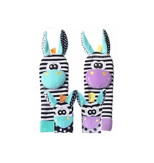 Foto 1 | Sonajas Para Bebe Calcetines Juguete Estimulación Temprana 4 Estilo