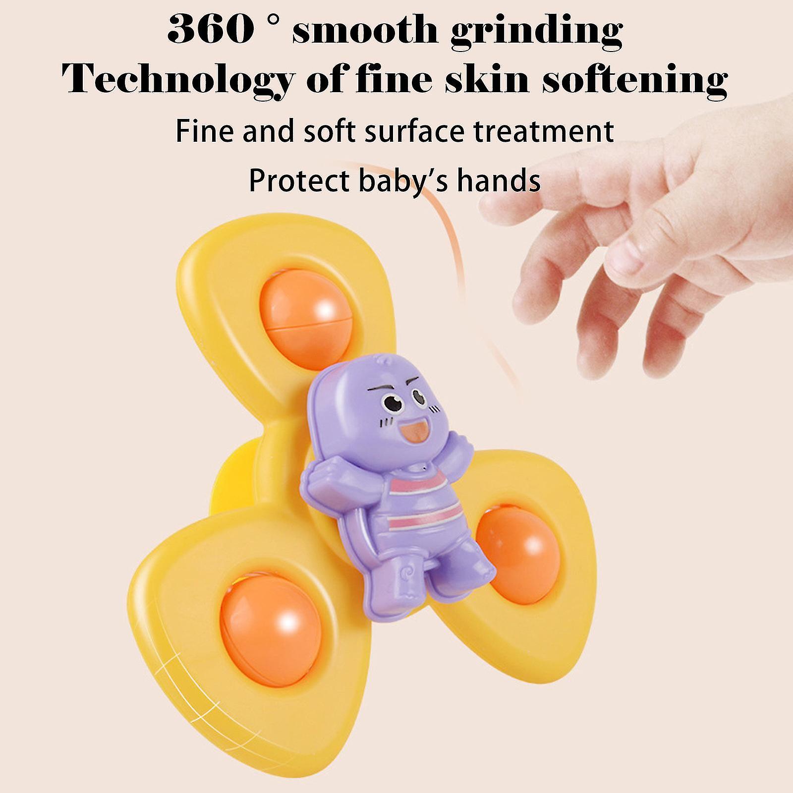 Foto 4 pulgar | Venta Internacional - Juguete De Baño Con Ventosa Giratoria Para Bebés, Juguete Con Ventosa En La Parte Superior