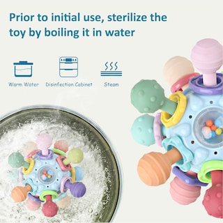 Foto 4 | Venta Internacional - Juguetes De Dentición Anzimo Baby Sensory Para Niños Y Niñas De 0 A 18 Meses