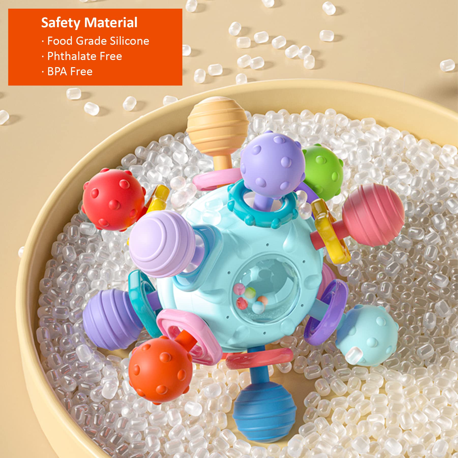 Foto 6 pulgar | Venta Internacional - Juguetes De Dentición Anzimo Baby Sensory Para Niños Y Niñas De 0 A 18 Meses