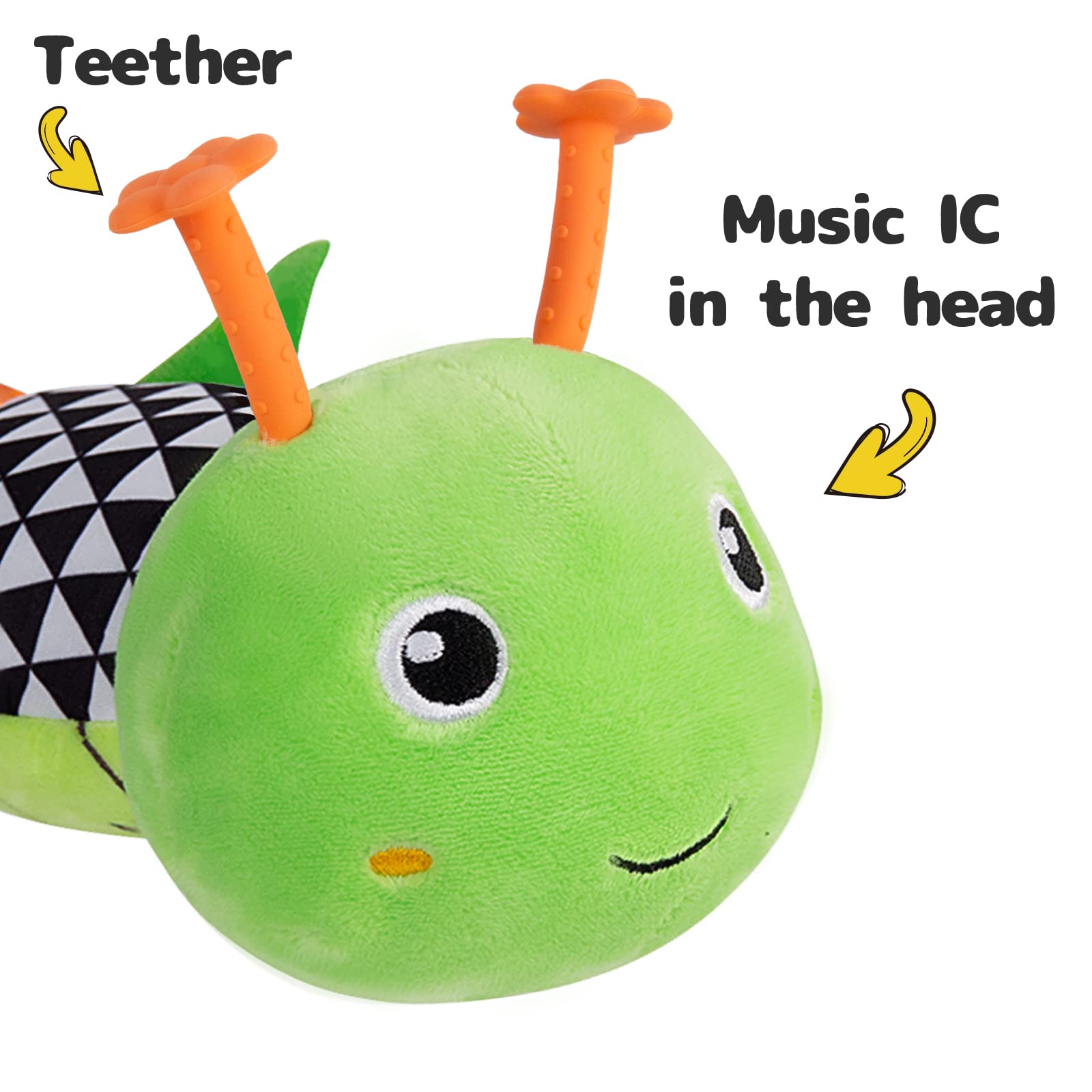 Foto 3 pulgar | Venta Internacional - Juguete De Peluche Musical Para Bebés Sumobaby Caterpilla