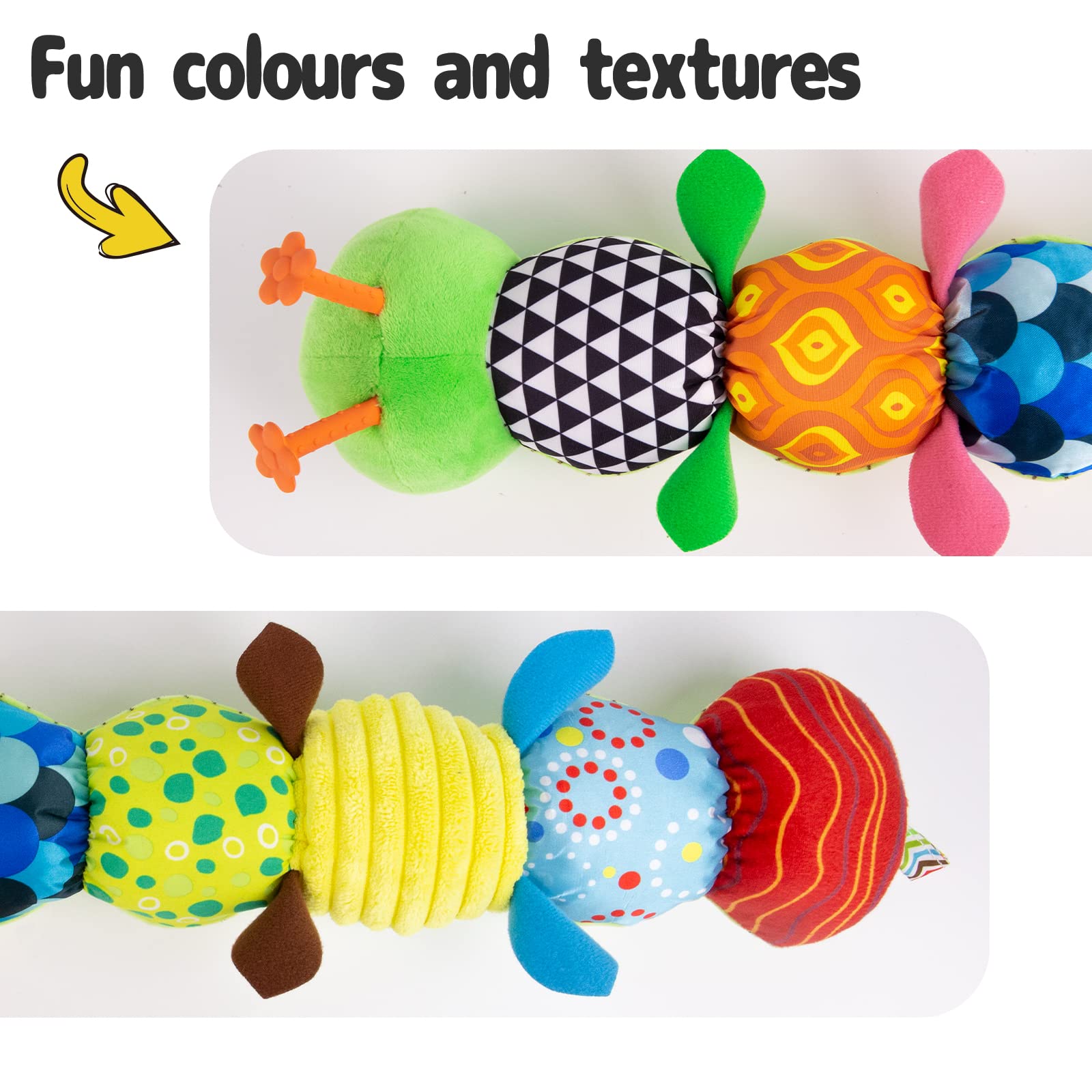 Foto 5 pulgar | Venta Internacional - Juguete De Peluche Musical Para Bebés Sumobaby Caterpilla