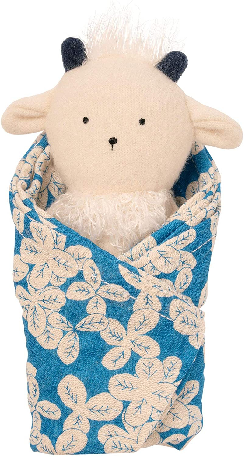 Foto 2 pulgar | Sonajero Manhattan para Bebés Burp Cloth con Forma De Cabra de Peluche - Venta Internacional