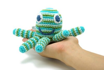 Foto 5 | Pebble Sonajero de Pulpo para Bebés Hecho a Mano - Venta Internacional