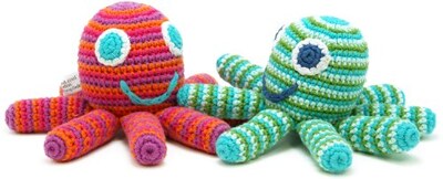 Foto 7 | Pebble Sonajero de Pulpo para Bebés Hecho a Mano - Venta Internacional