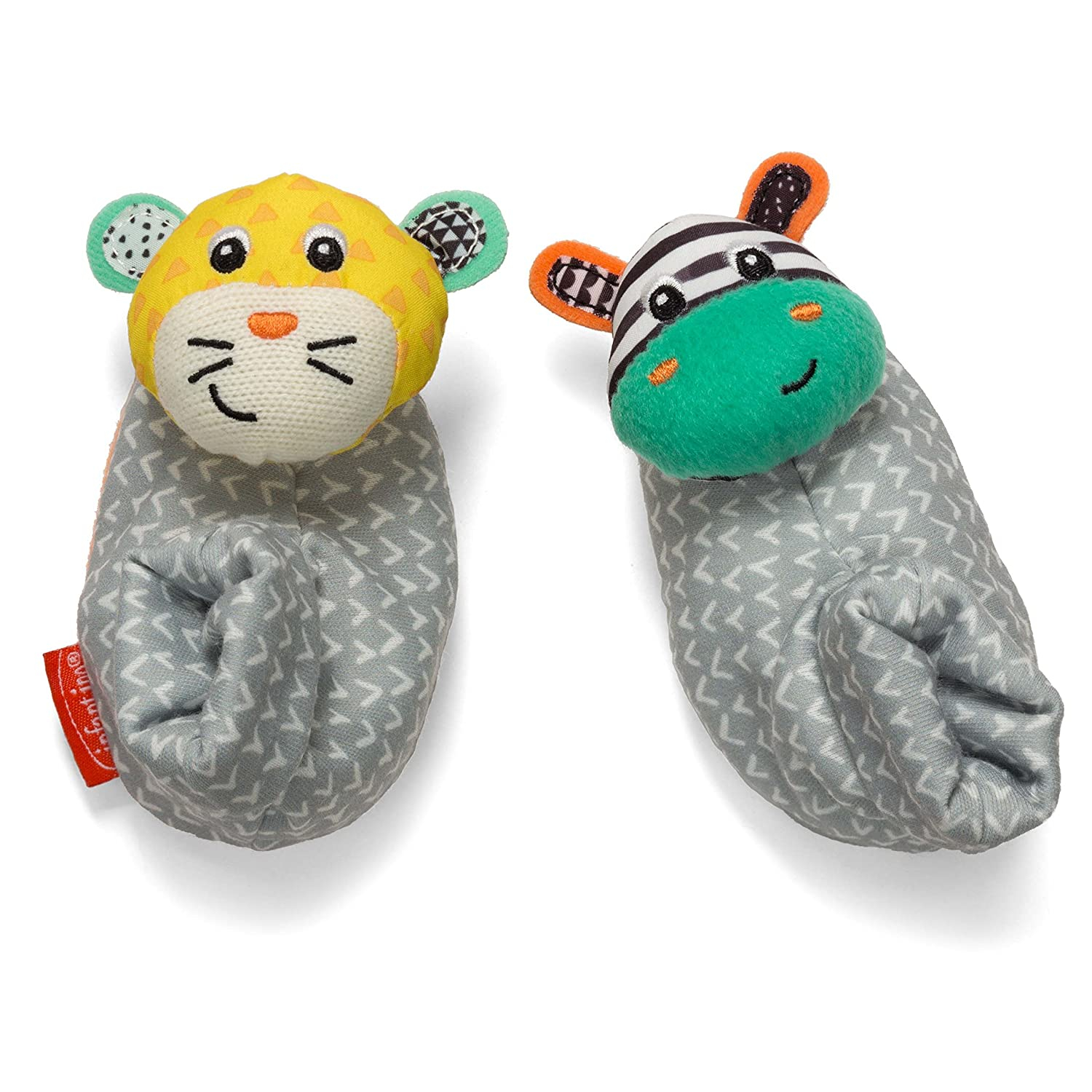 Sonajeros Infantino Zebra y Tiger para Bebés - Venta Internacional