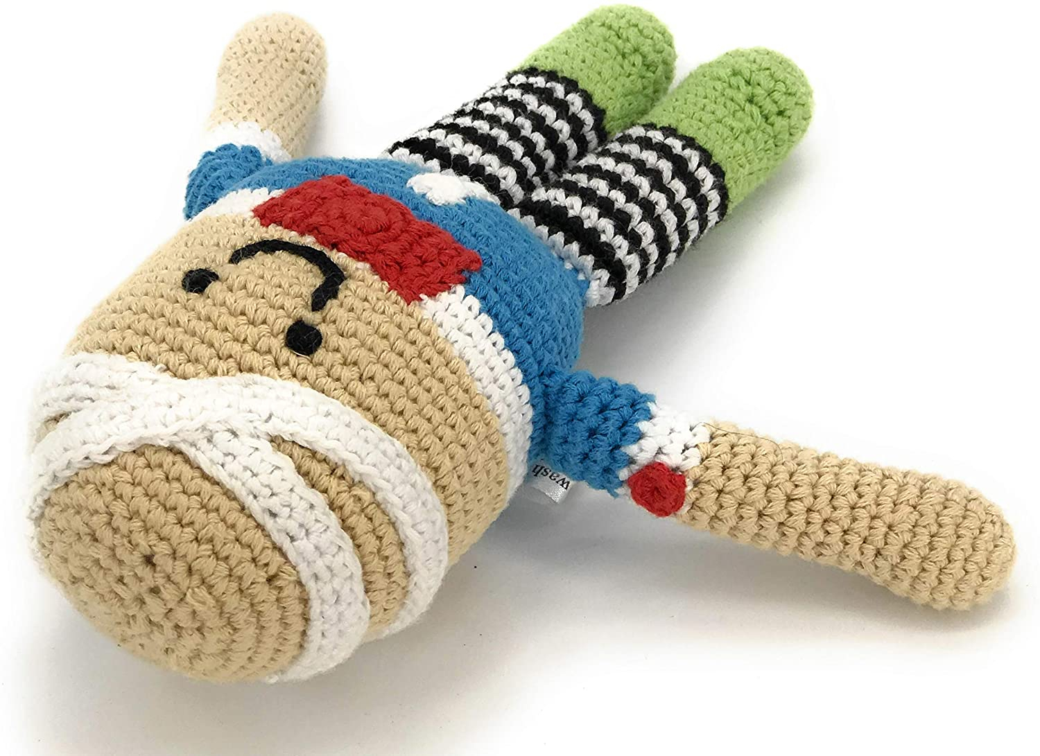 Foto 6 pulgar | Rattle Pebble Hecho a Mano Humpty Dumpty - Venta Internacional