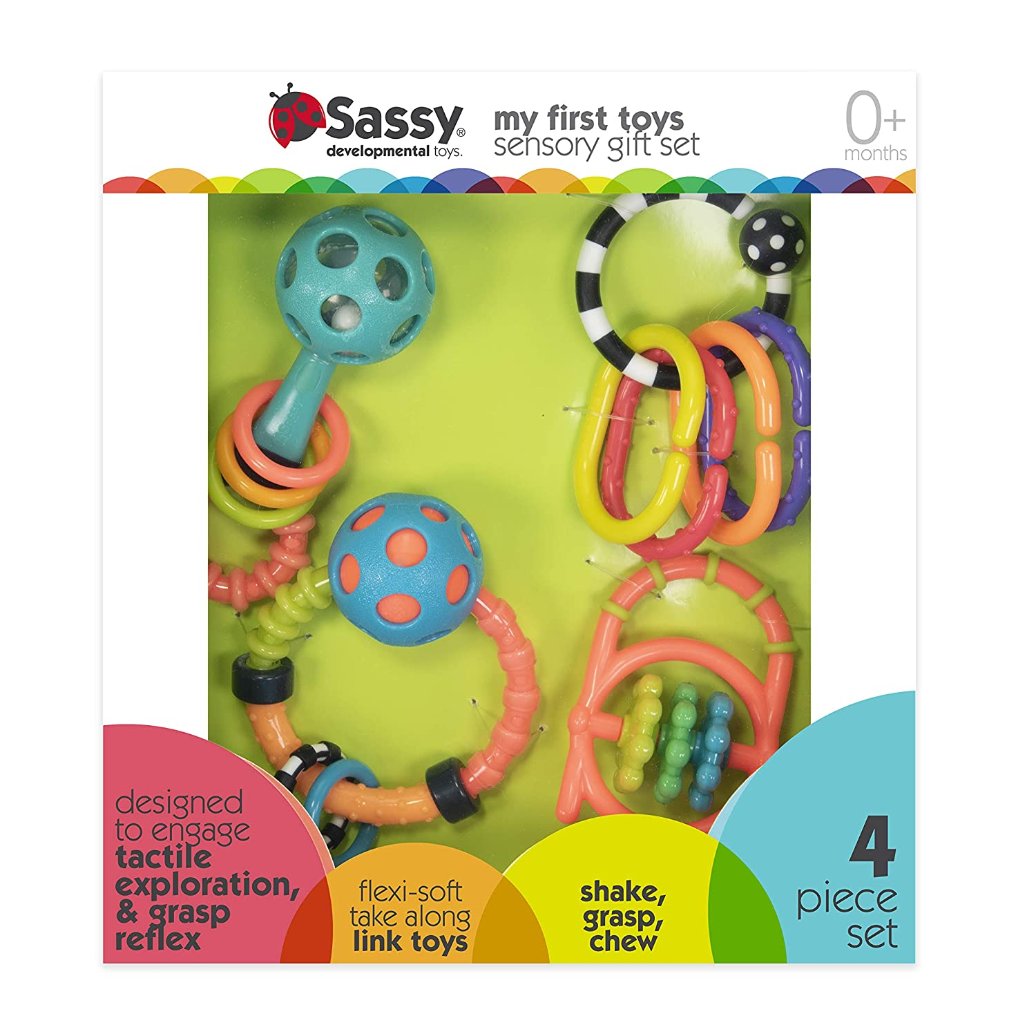 Foto 3 pulgar | Set de Regalo Sensory Toys Sassy My First Toys - Venta Internacional