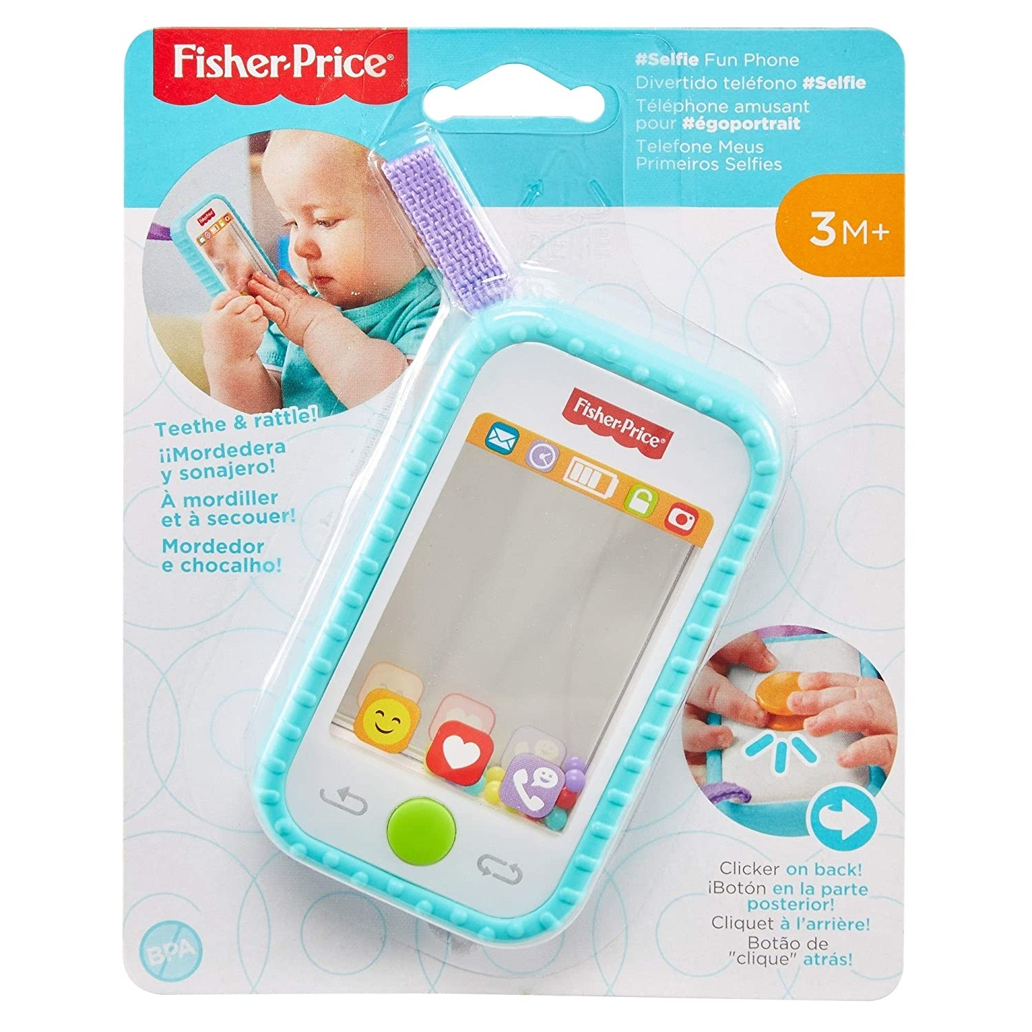 Foto 8 pulgar | Teléfono Divertido Activity Toy Fisher-price #selfie Para Recién Nacido - Venta Internacional.