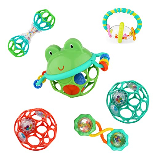 Set De Regalo Bright Starts Little Shakers, 6 Unidades, Sonajeros Para Bebés Bpa-f - Venta Internacional.