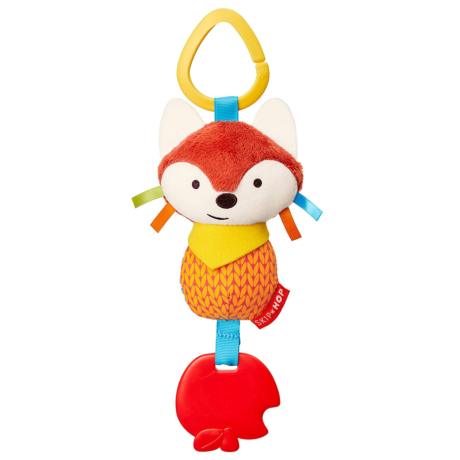 Foto 2 pulgar | Bandana Buddies Fox De Stroller Toy Skip Hop Con Carillón Y Mordedor - Venta Internacional.