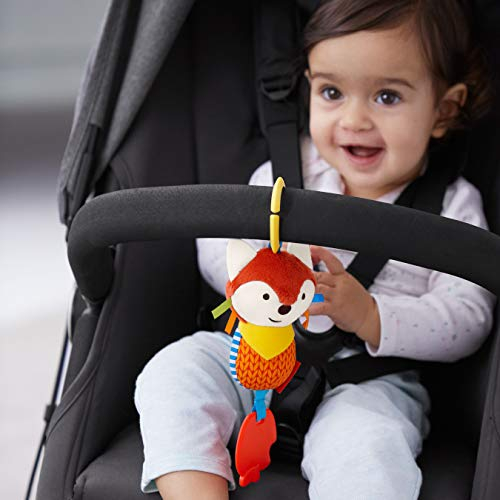 Foto 7 pulgar | Bandana Buddies Fox De Stroller Toy Skip Hop Con Carillón Y Mordedor - Venta Internacional.