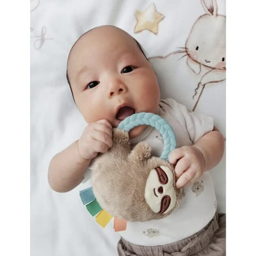 Foto 4 pulgar | Sonajero Ritzy Ritzy Ritzy De Rattle Pal Con Peluche Teether Sloth - Venta Internacional.