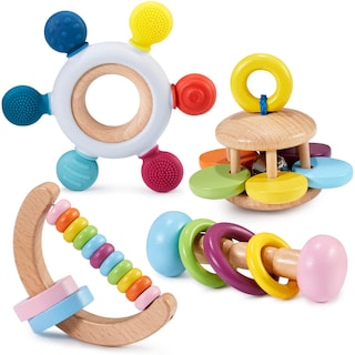 Foto 1 | Montessori Toys Chivao Wooden Bebé De 18 Meses O Más Con Sonajero - Venta Internacional.