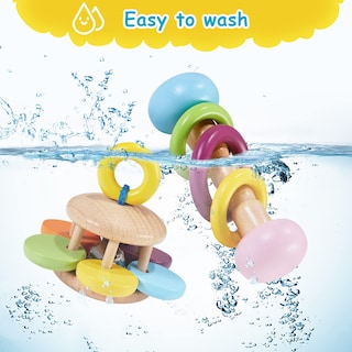 Foto 6 | Montessori Toys Chivao Wooden Bebé De 18 Meses O Más Con Sonajero - Venta Internacional.