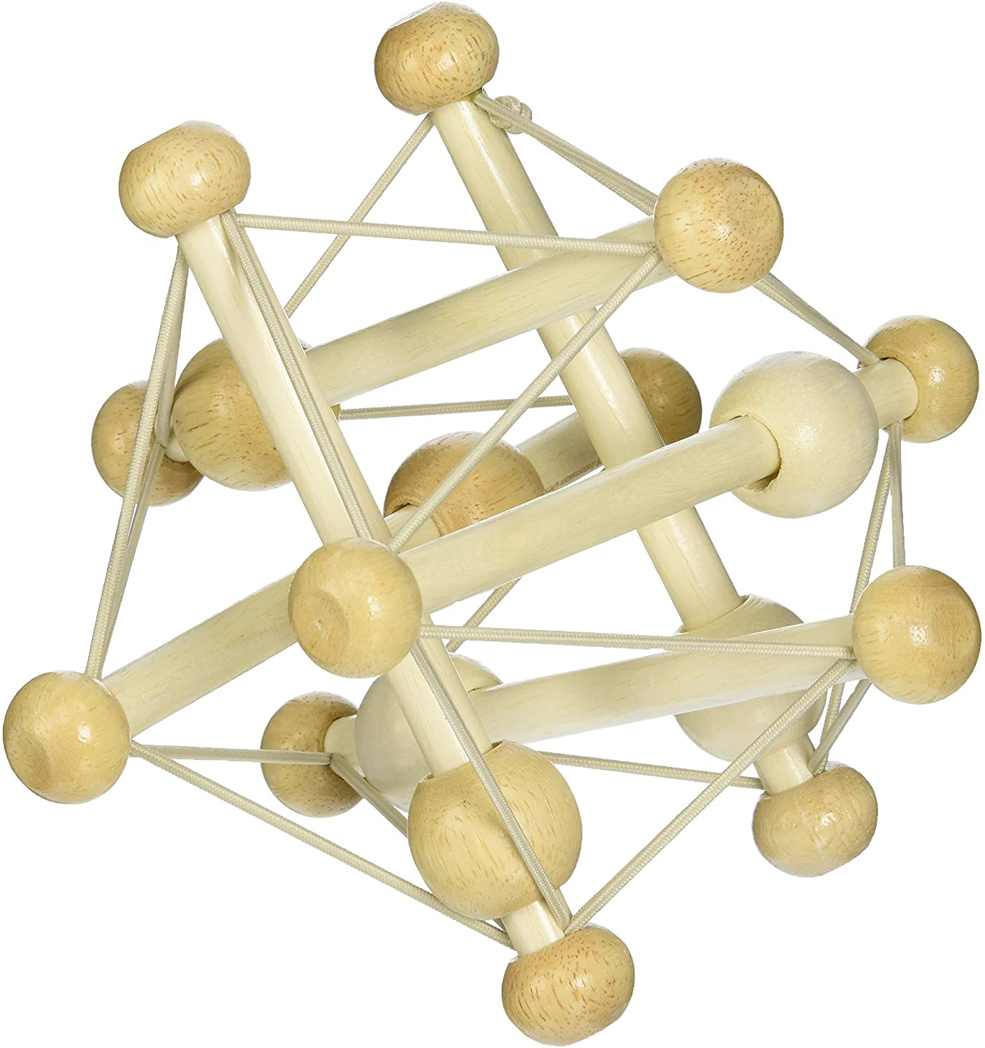 Sonajero Natural y Mordedera Manhattan Toy Skwish - Venta Internacional