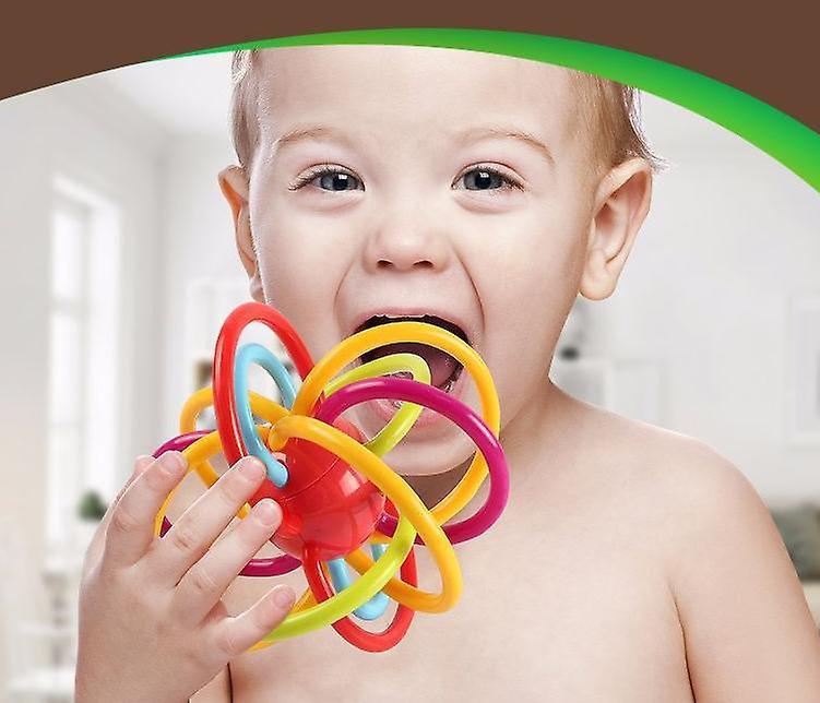 Foto 3 pulgar | Juguete Con Forma De Bola Teether Fixer Para Bebés, Sonajero Para Molares - Venta Internacional.