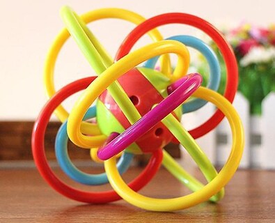 Foto 4 | Juguete Con Forma De Bola Teether Fixer Para Bebés, Sonajero Para Molares - Venta Internacional.