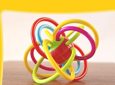Foto 5 | Juguete Con Forma De Bola Teether Fixer Para Bebés, Sonajero Para Molares - Venta Internacional.