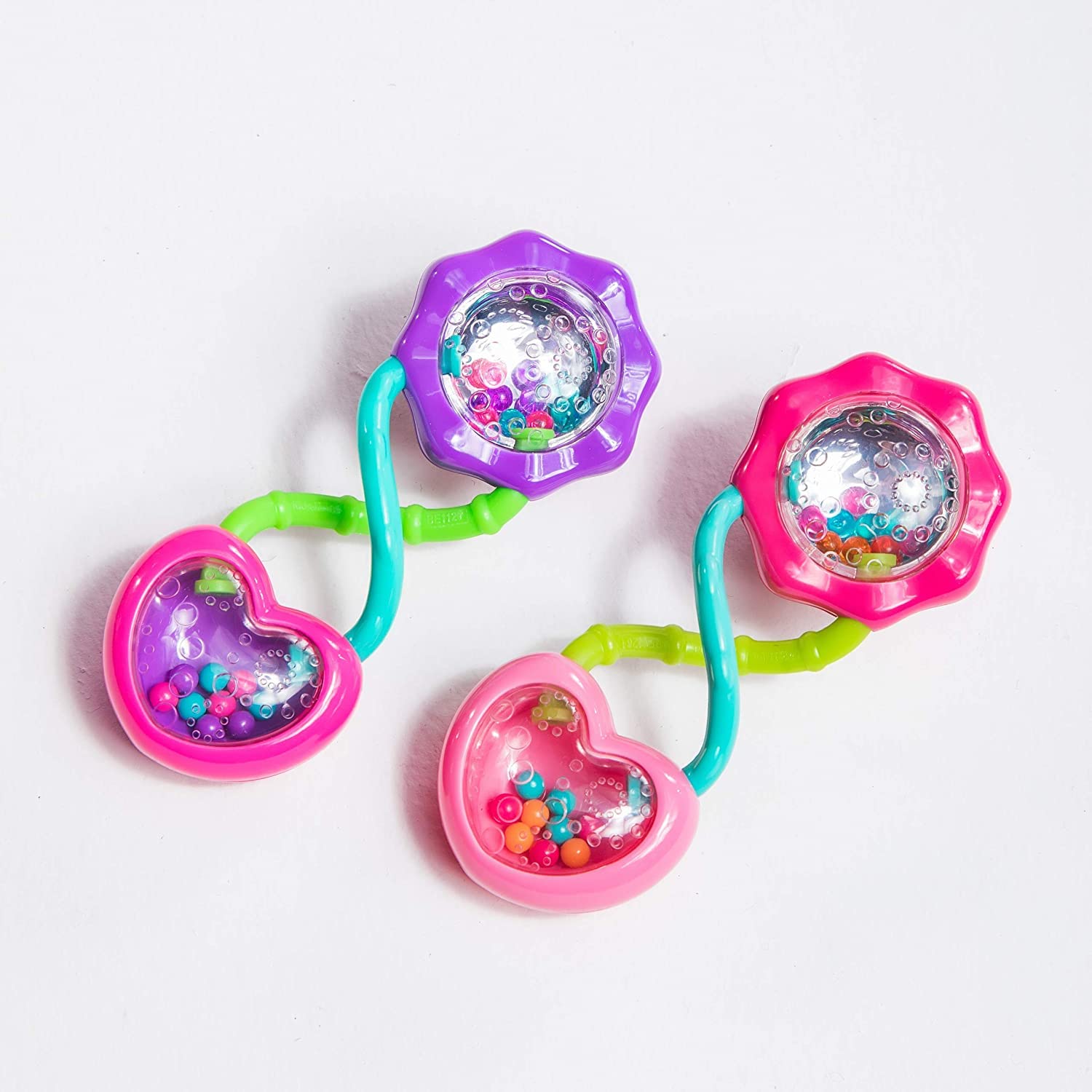 Foto 4 pulgar | Juguete Para Mancuernas Rattle And Shake Bright Starts Pretty En Color Rosa - Venta Internacional.