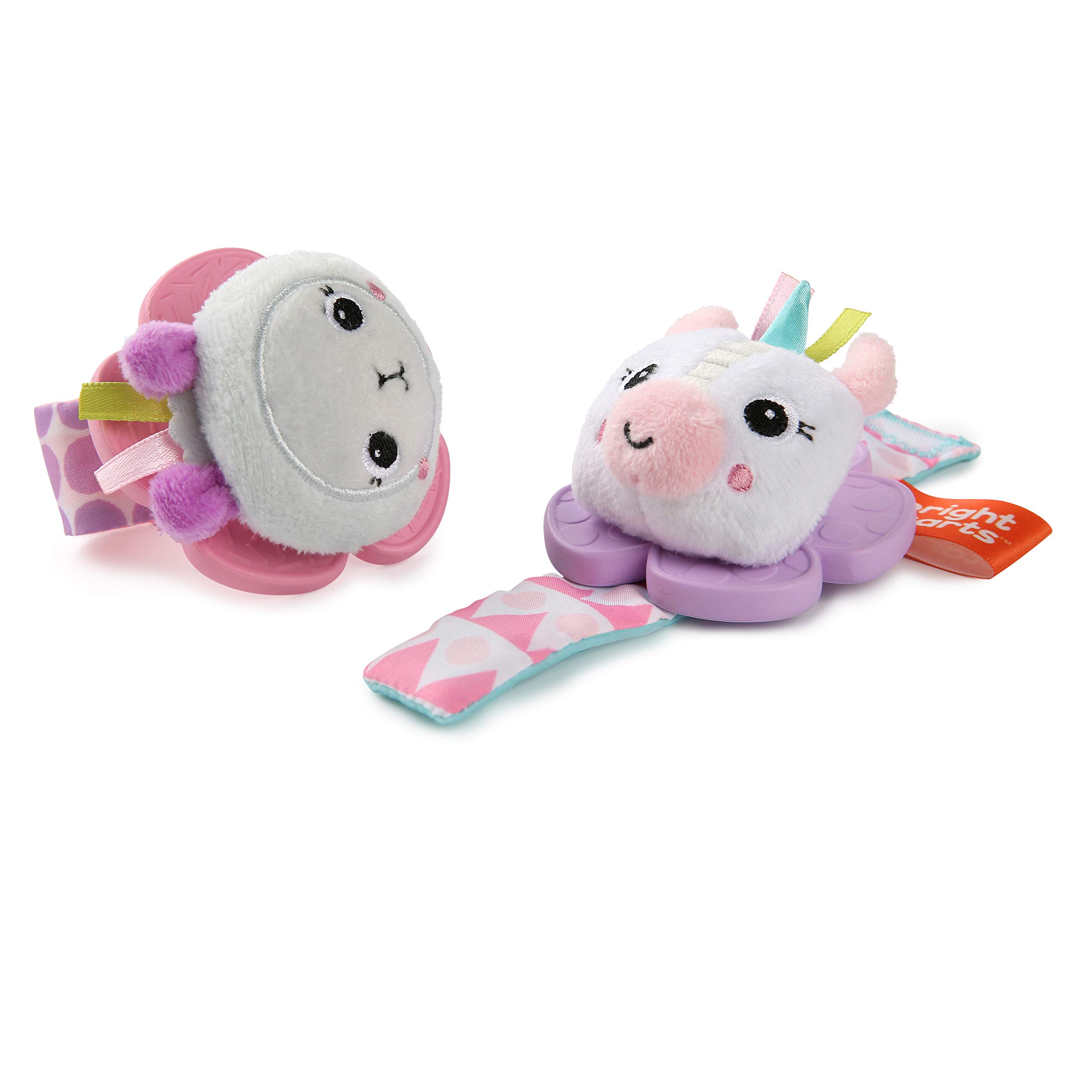 Foto 4 | Juguete Rattle & Teethe Para Amigos De Muñeca Bright Starts, Unicornio, Llama - Venta Internacional.