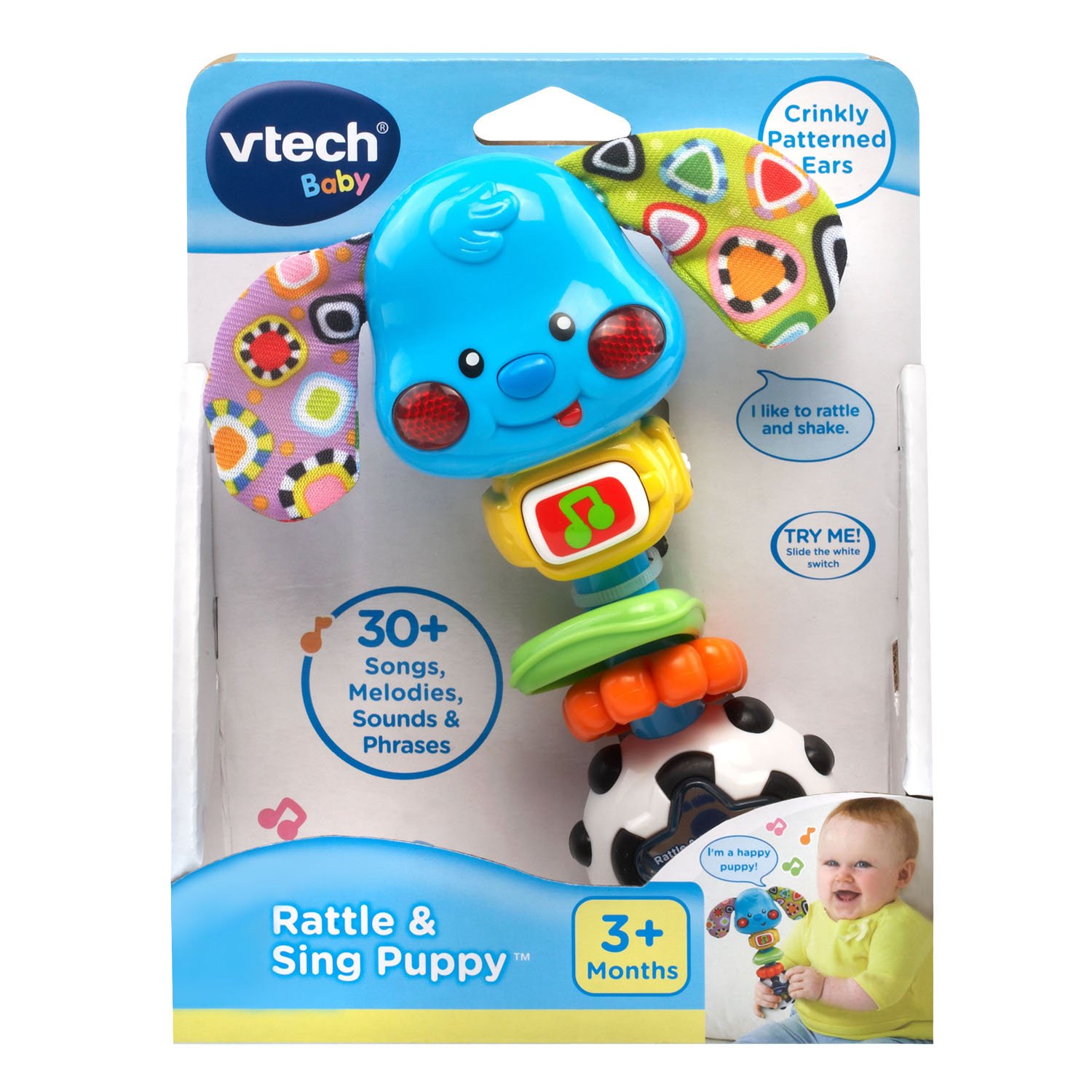 Foto 7 pulgar | Rattle Toy Vtech Baby Rattle And Sing Puppy Con Luz Y Sonido - Venta Internacional.