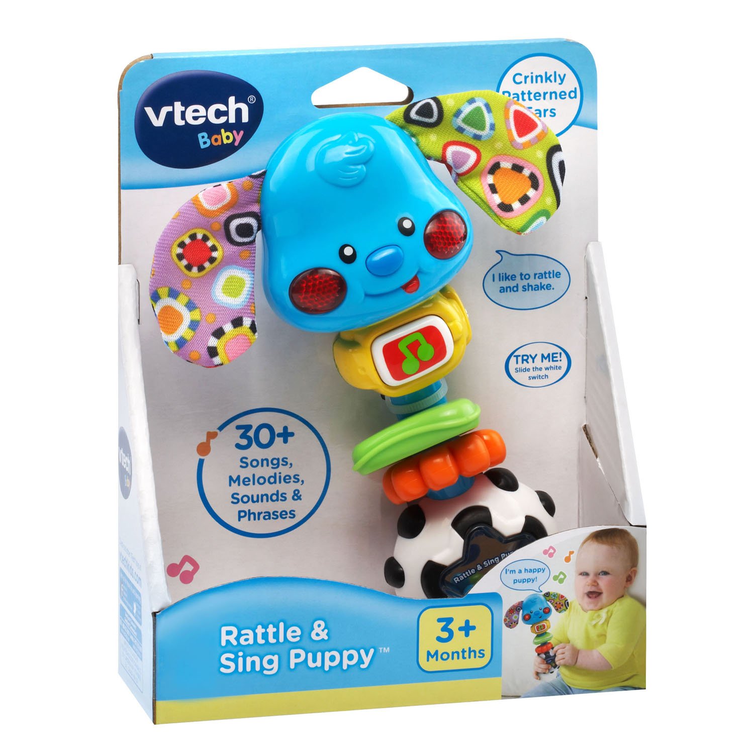 Foto 8 pulgar | Rattle Toy Vtech Baby Rattle And Sing Puppy Con Luz Y Sonido - Venta Internacional.