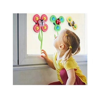 Foto 3 | Juego De 3 Ruletas Para Bebés Con Sonajero Y Ventosa - Venta Internacional.