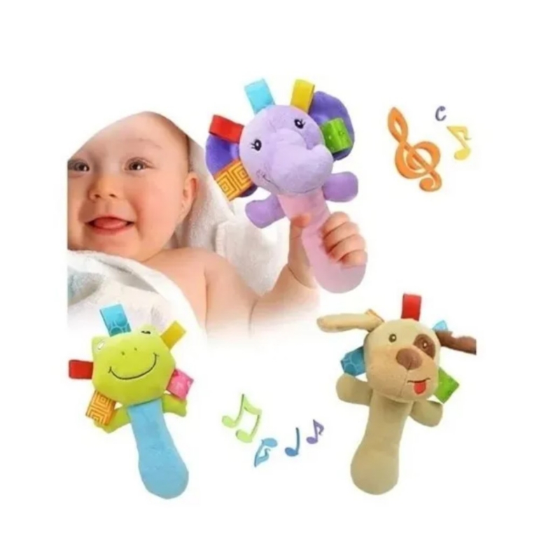 Sonajero De Peluche Para Bebés Bebe Sonajero De 12 Cm X 18,5 - Venta Internacional.