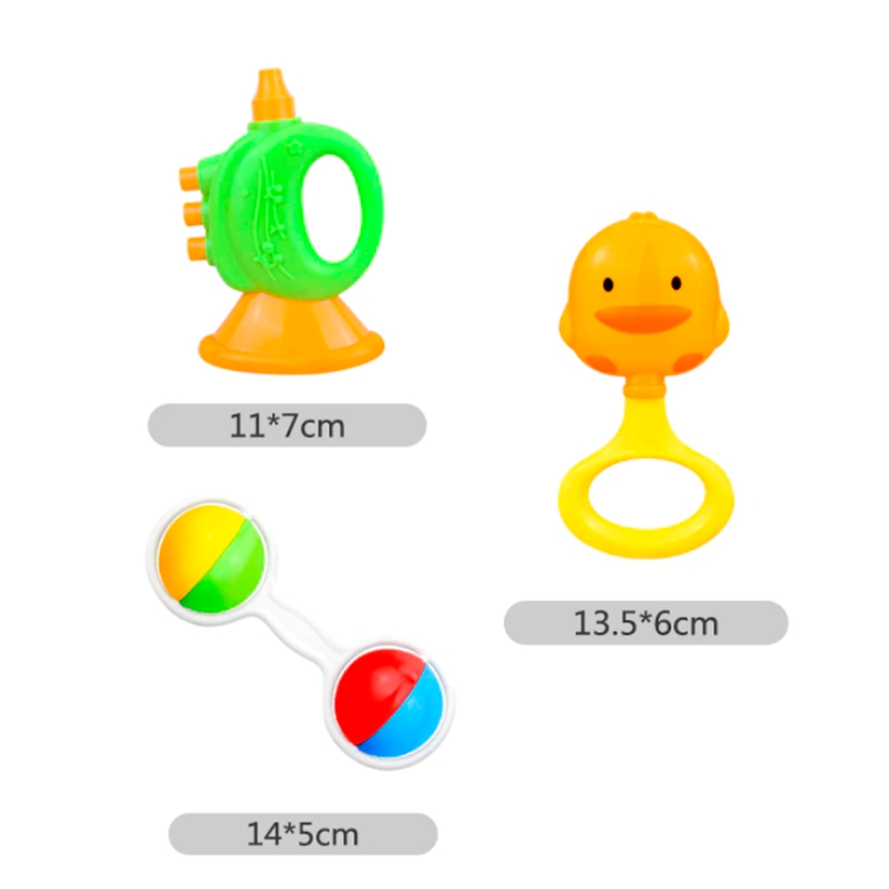 Foto 3 pulgar | Juego De 3 Sonajeros Para Bebés  - Venta Internacional