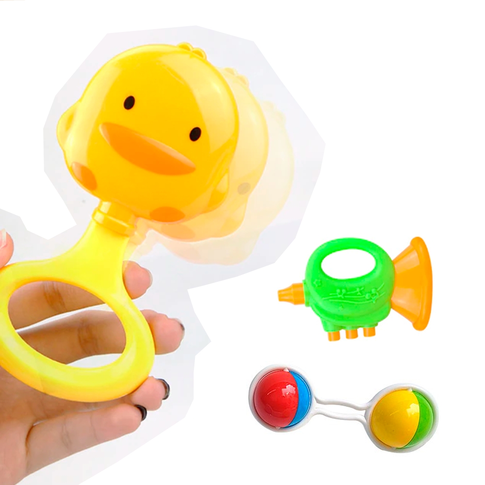 Foto 4 pulgar | Juego De 3 Sonajeros Para Bebés  - Venta Internacional