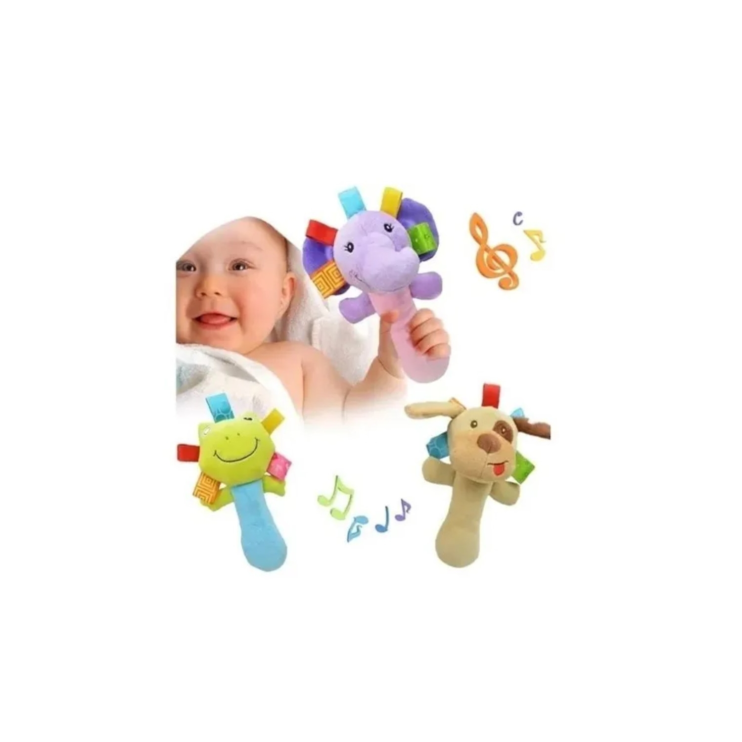 Foto 1 | Sonajero de Peluche para Bebés - Venta Internacional