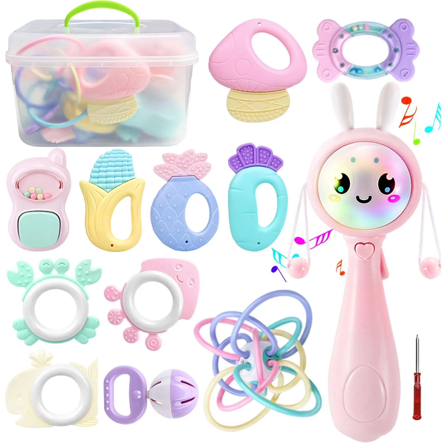 Juego De Campanillas Para Bebés, Juguete De Desarrollo Sensorial, 12 Piezas - Venta Internacional.