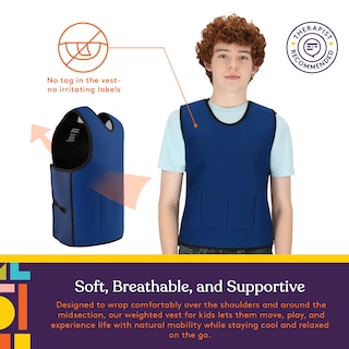 Foto 5 | Chaleco De Compresión Sensorial Pesado, Suministros Especiales Para Niños - Venta Internacional.