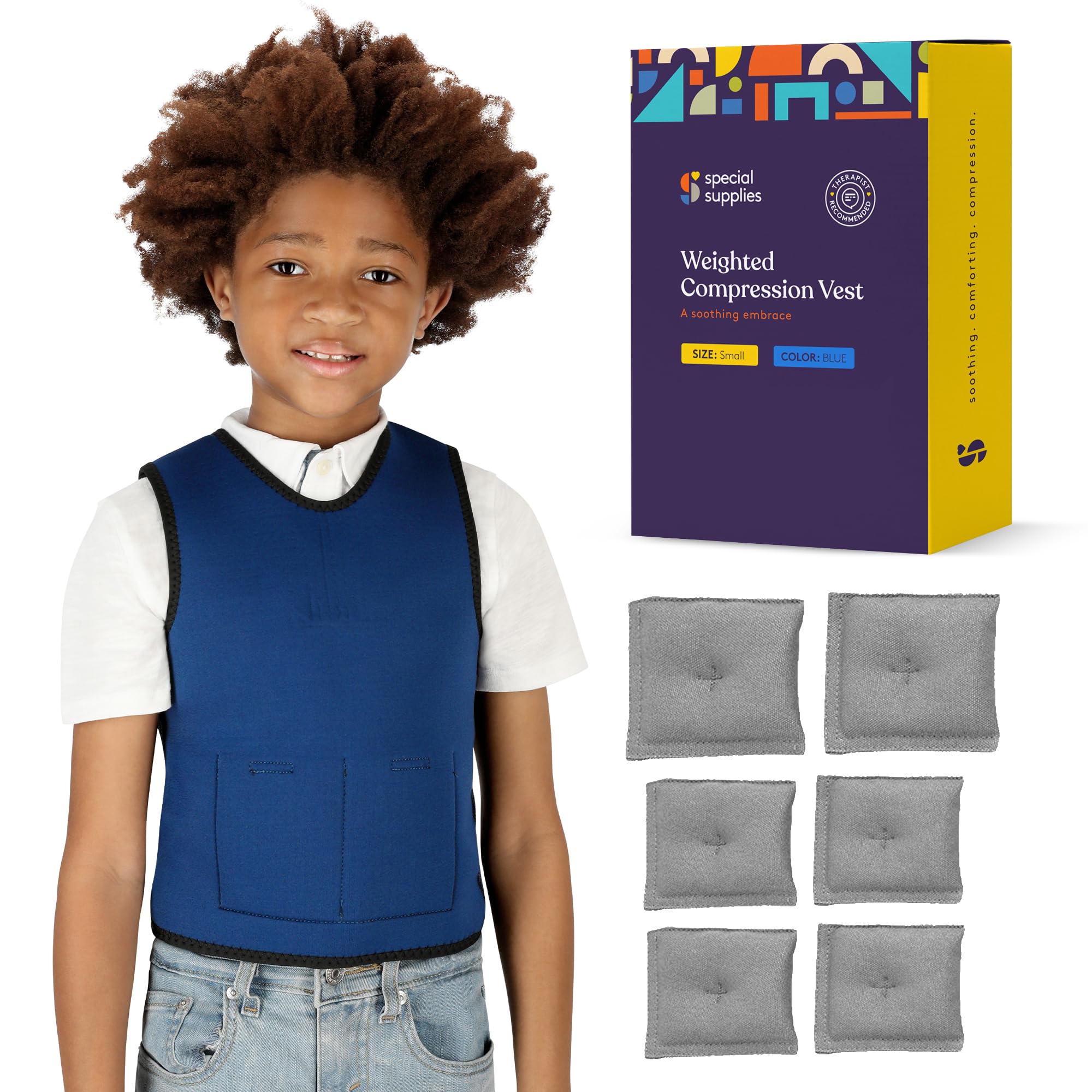 Chaleco de Compresión Sensorial Special Supplies Pesado Suministros Especiales para Niños - Venta Internacional