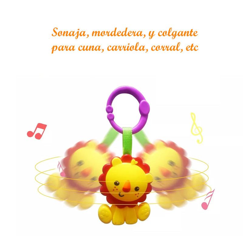 Foto 4 pulgar | Juego de Sonajas para Bebé 4 Piezas Multicolor