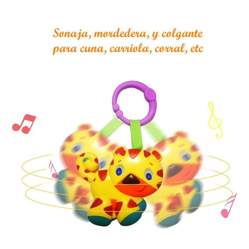 Foto 3 | Juego de Sonajas para Bebé Genérico de 4 Piezas Multicolor