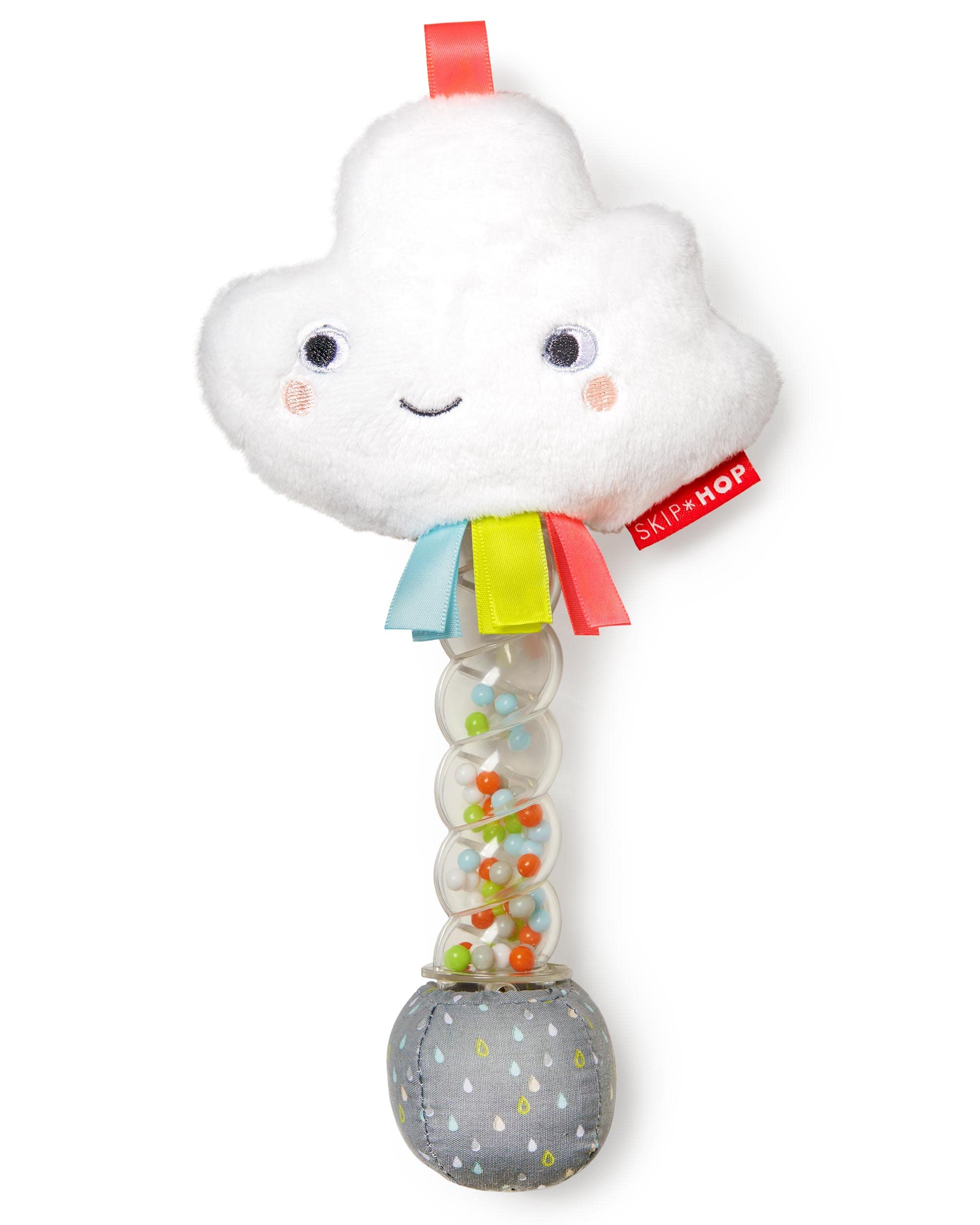 Rainstick Rattle Skip Hop Con Forro Plateado Para Bebés - Venta Internacional.