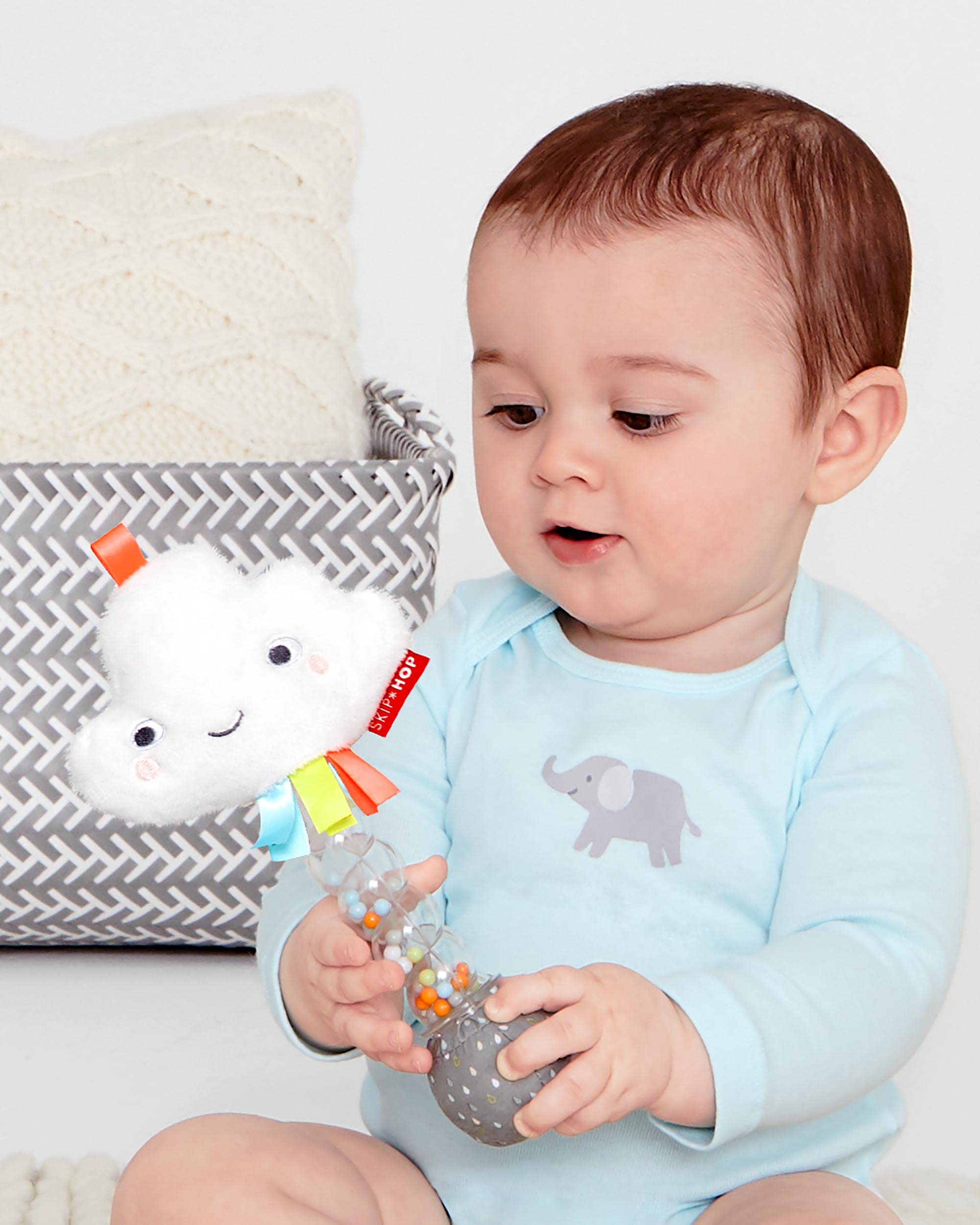 Foto 2 | Rainstick Rattle Skip Hop Con Forro Plateado Para Bebés - Venta Internacional.
